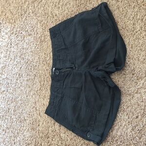 Women's Charcoal Cargo Shorts